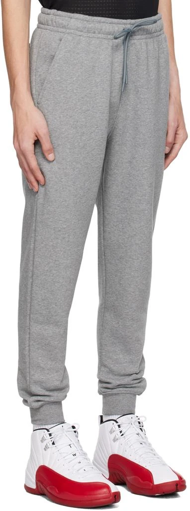 Nike Jordan Gray Embroidered Sweatpants 2