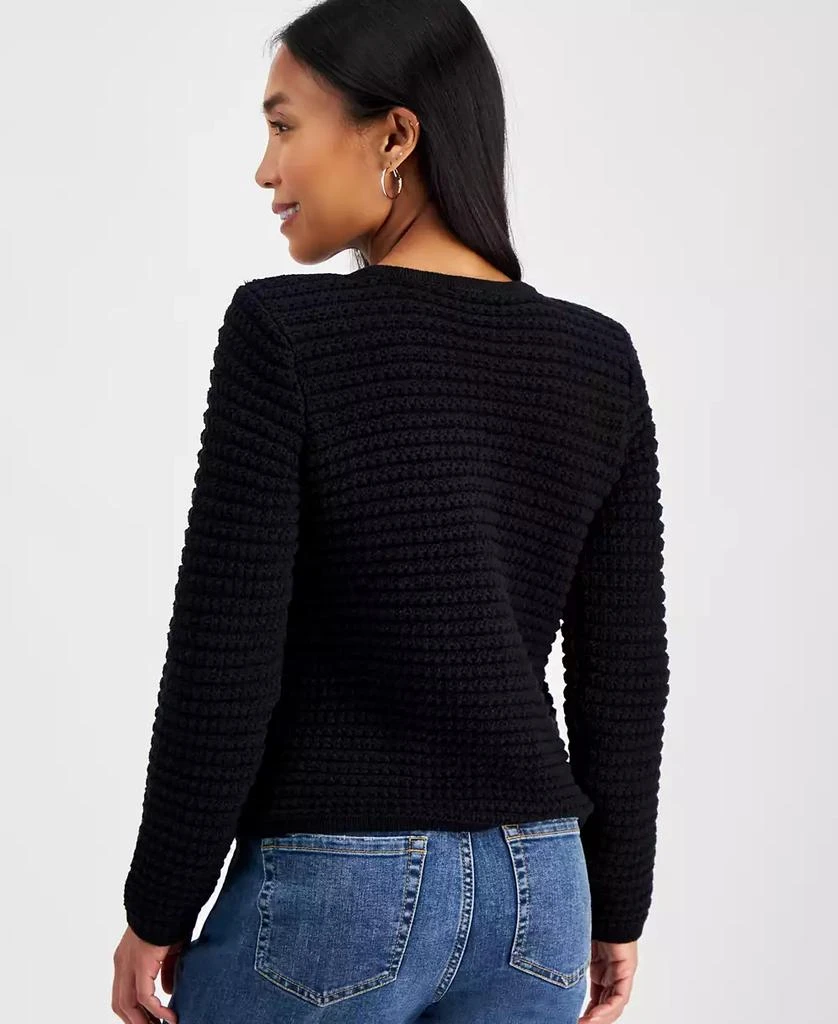 INC International Petite Yarn-Blend Button-Down Cardigan Sweater, Created for Macy's 2