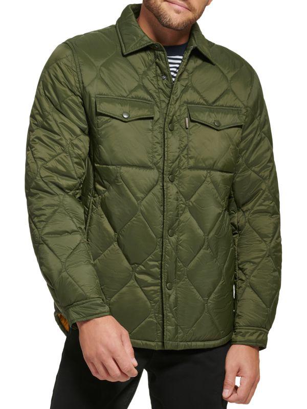 Calvin Klein Quilted Shirt Jacket