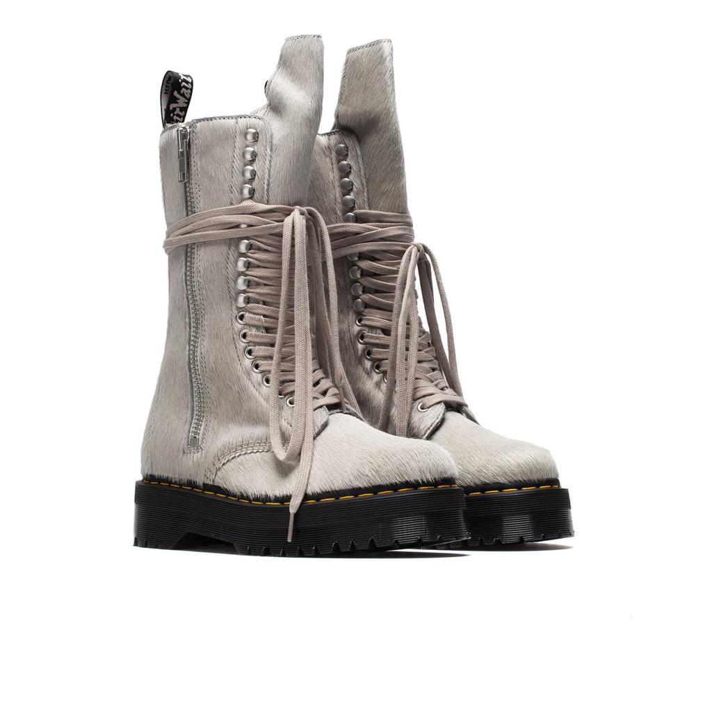 Rick Owens Quad Sole Pearl Boots