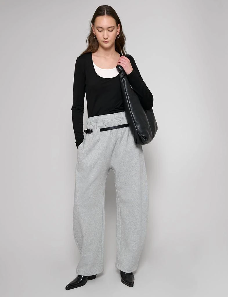 Pixie Market Belted Grey Sweatpants 8