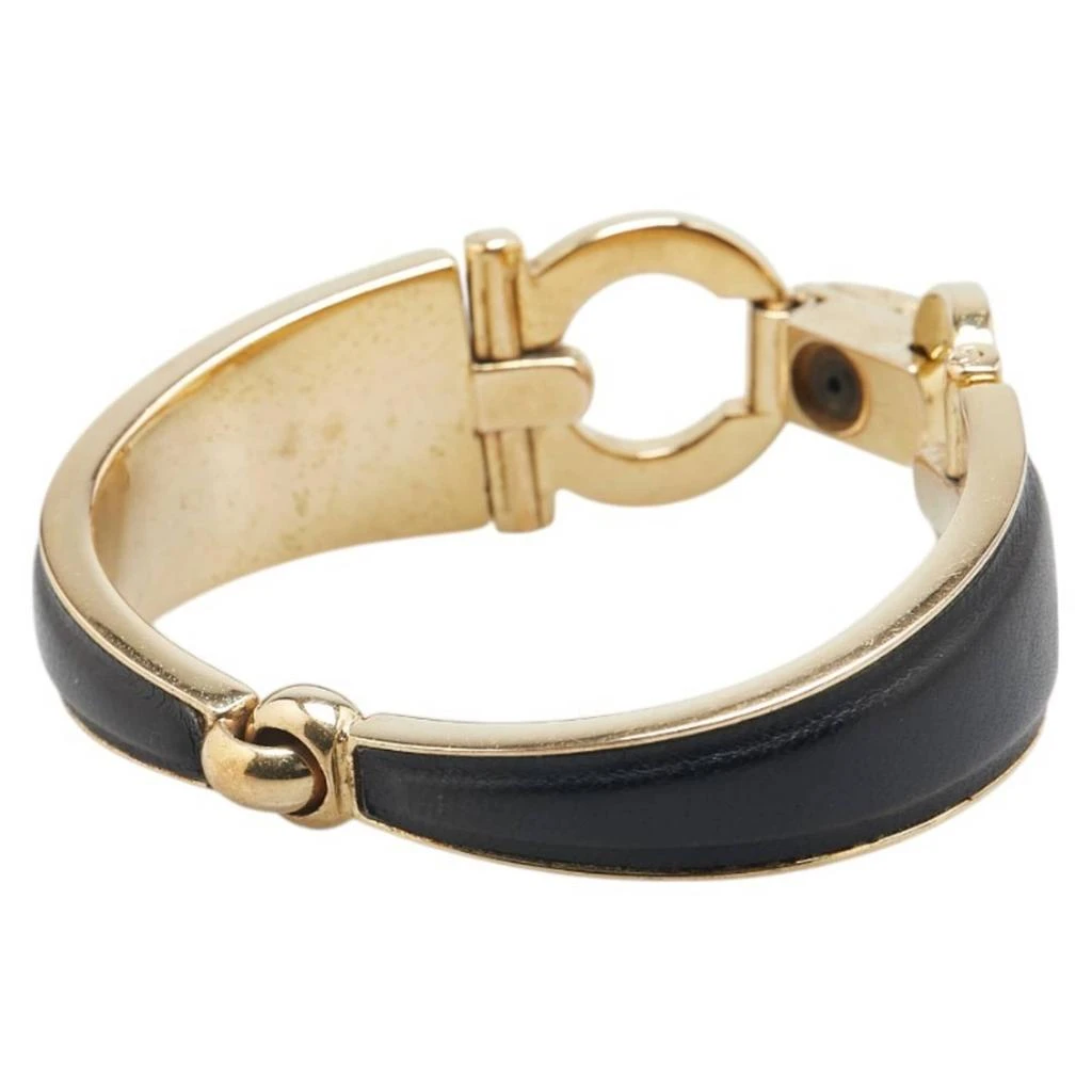 Salvatore Ferragamo Gancini gold Leather Bangle (Pre-Owned) 3
