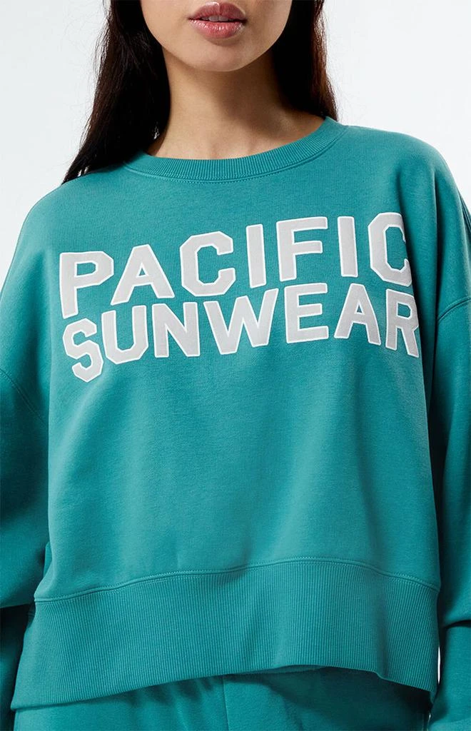 PacSun Bold Pacific Sunwear Cropped Crew Neck Sweatshirt 2