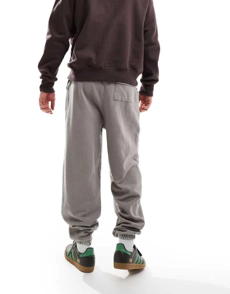 ASOS ASOS DESIGN oversized joggers in washed beige 3