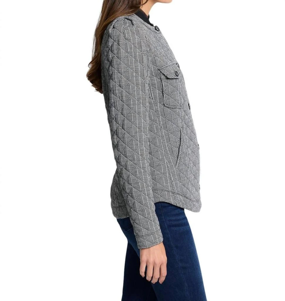 NIC+ZOE Plaid Perfection Jacket In Black Multi 2