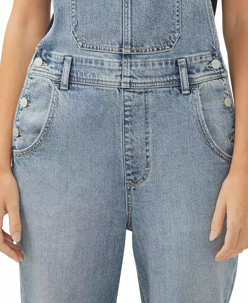 Silver Jeans Co. Women's 90s Baggy Straight Leg Overall Jeans 5