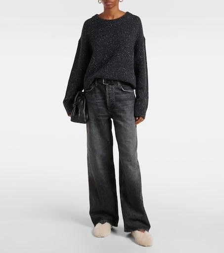Le Monde beryl Regency shearling mules 3