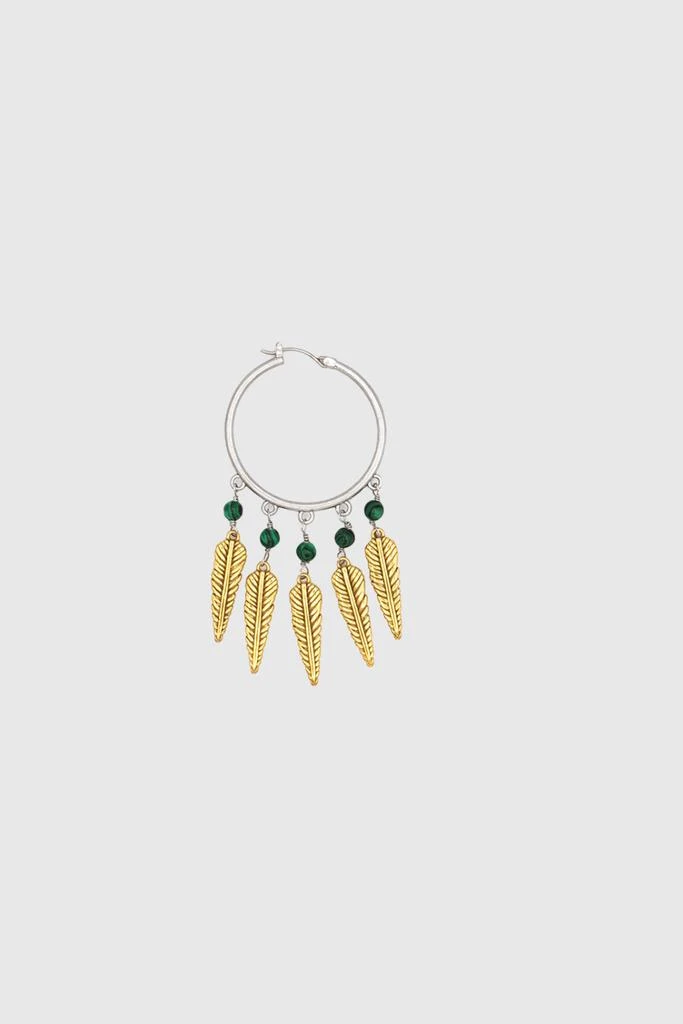 Rebecca Minkoff Feather Hoop Earrings 2