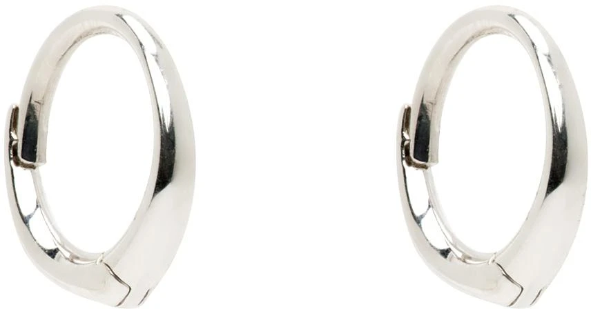 Sophie Buhai Silver Small Hellenic Hoop Earrings 2