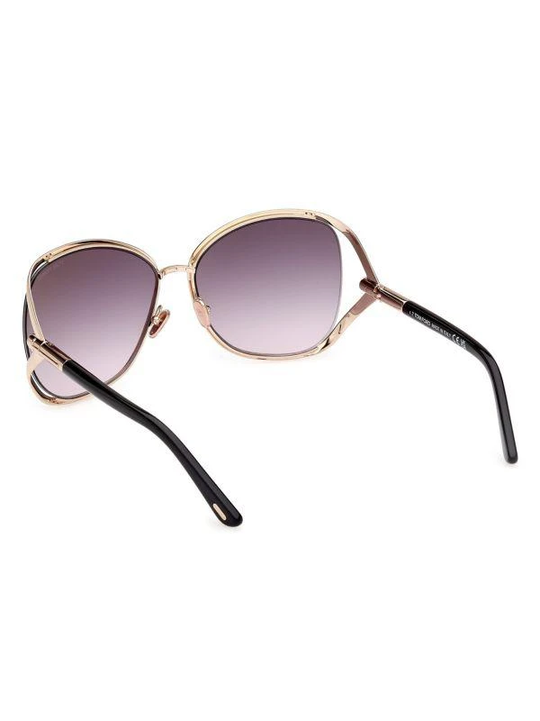 Tom Ford Marta 62MM Round Sunglasses 4
