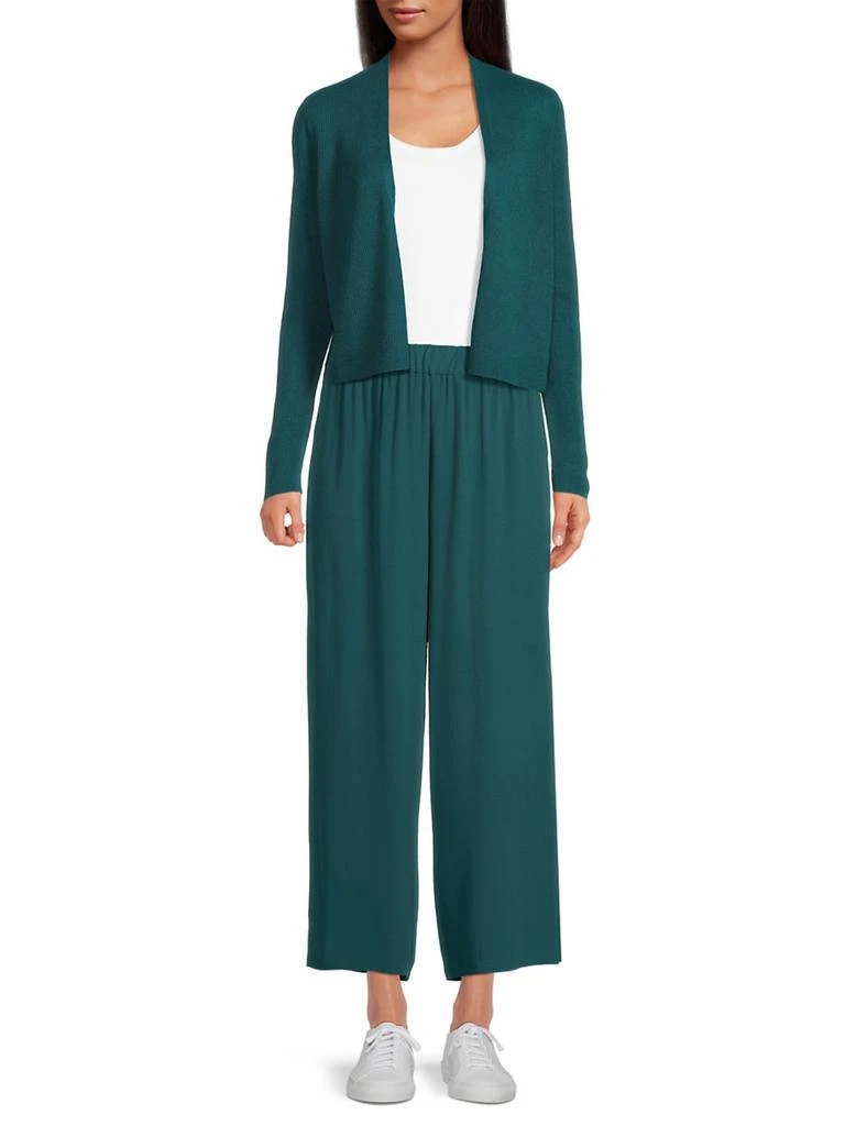 Eileen Fisher Silk Straight-Leg Pants 2