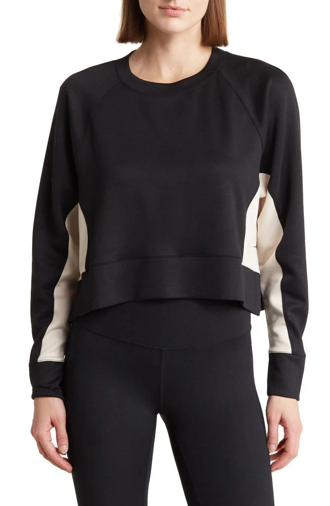LAYER 8 Urban Colorblock Scuba Sweatshirt 1