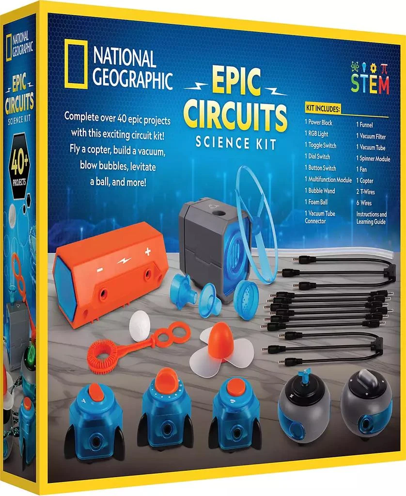 National Geographic Epic Circuits Science Kit 2