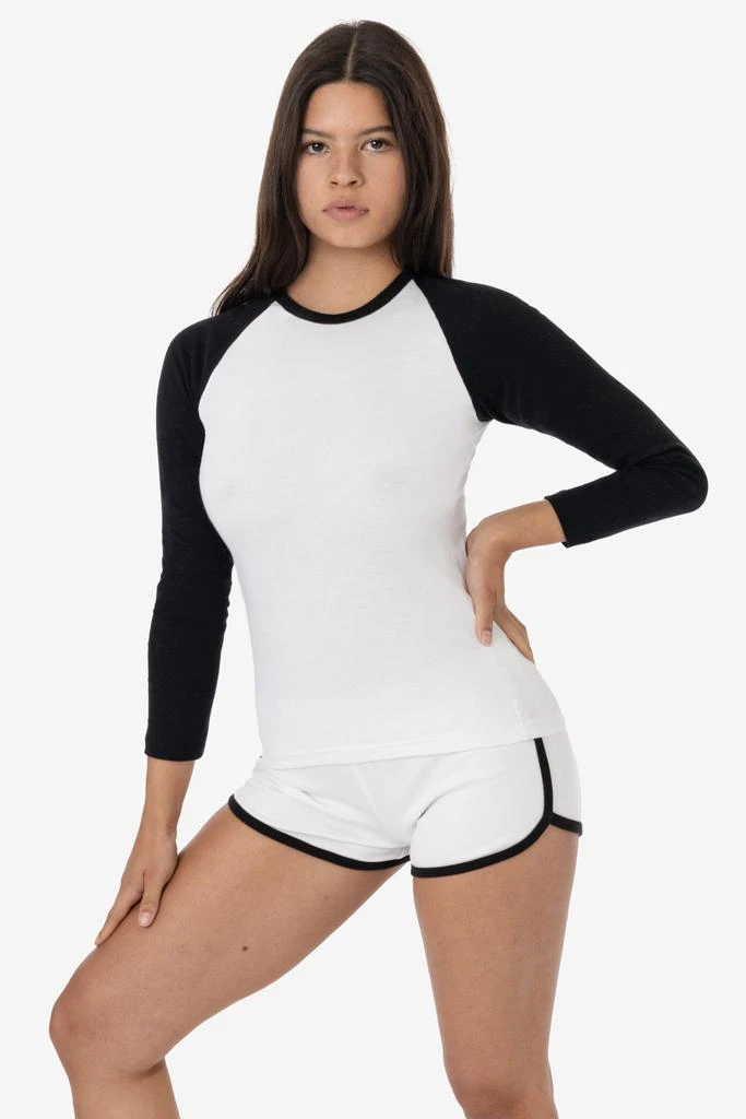 Los Angeles Apparel 43053 - Baby Rib Long Sleeve Raglan 7