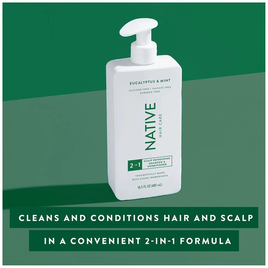 Native Scalp Revitalizing 2-in-1 Shampoo and Conditioner, Sulfate Free Eucalyptus & Mint 7
