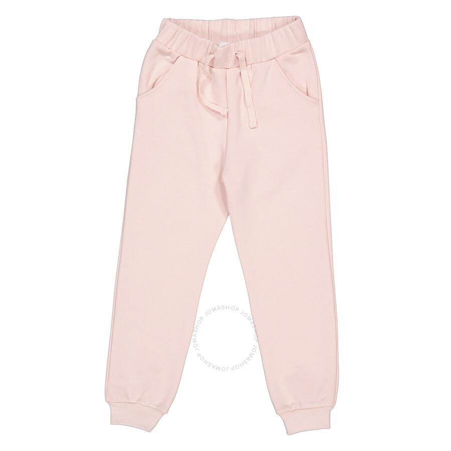 Marie Chantal Girls Embroidered Logo Cotton Joggers