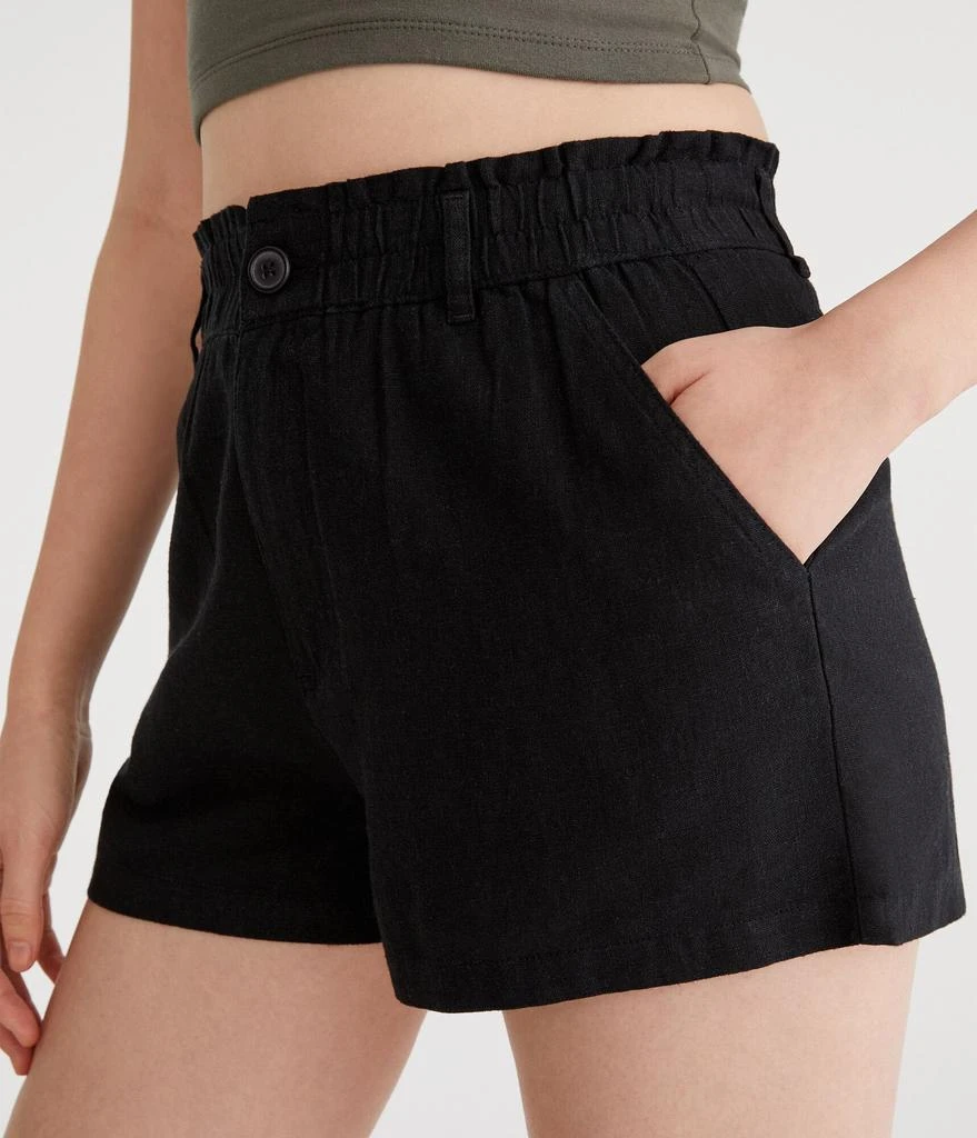 Aeropostale High-Rise Linen Shorts 1