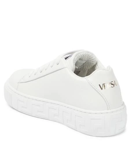 Versace Seashell Baroque leather low-top sneakers 3