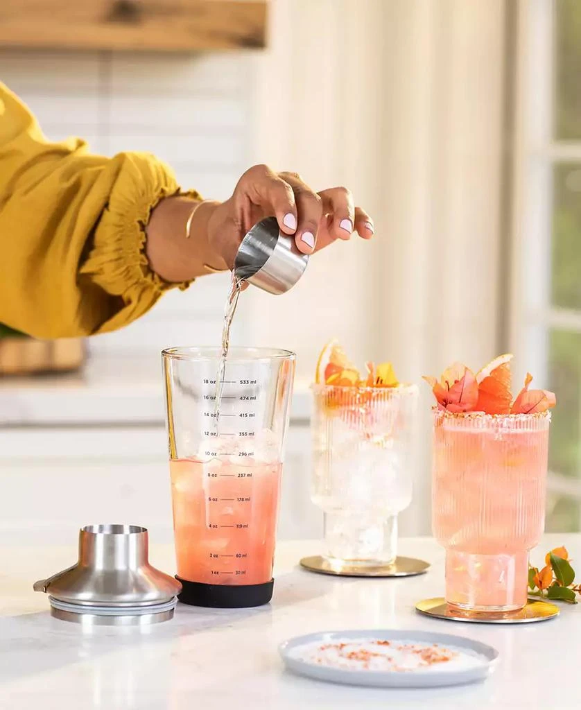 Rabbit 18 Oz Glass Cocktail Shaker 5