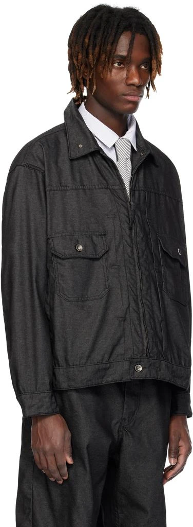 Engineered Garments Black Trucker Denim Jacket 2