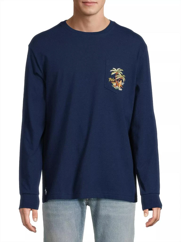 Ralph Lauren Classic-Fit Embroidered Jersey T-Shirt 3