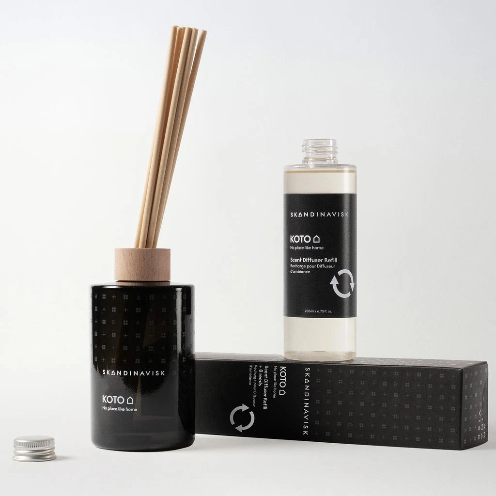 SKANDINAVISK Clear Glass Reed Diffuser - Koto - 200ml 4