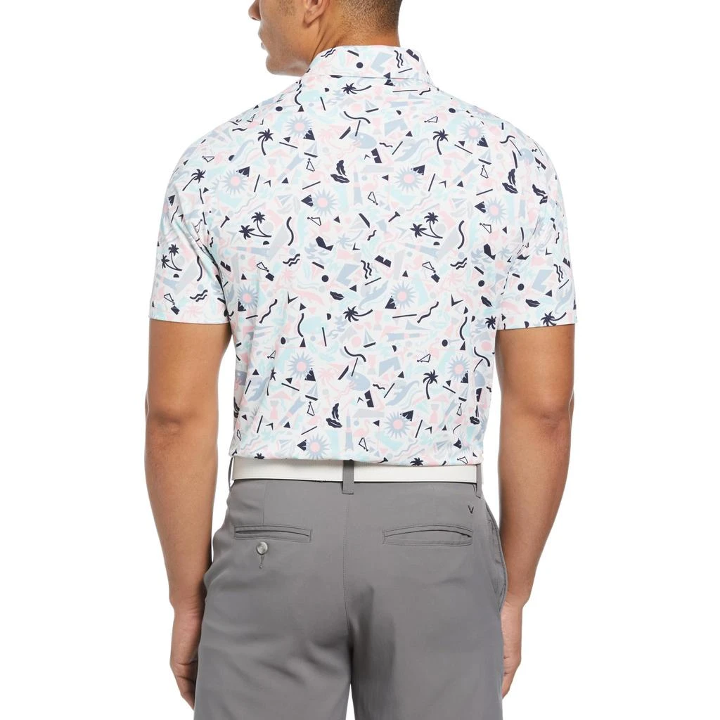 Callaway Florida Abstract Novelty Print Polo 2