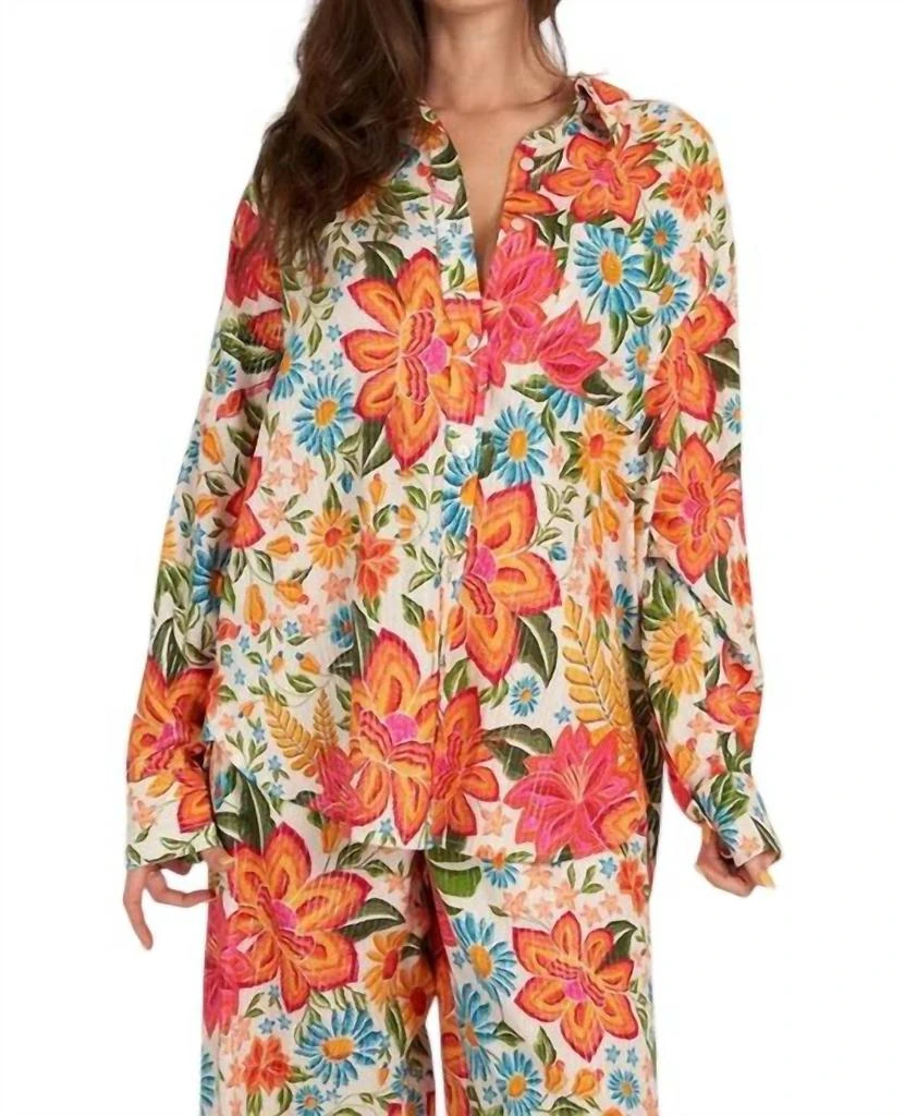 En Creme En Creme - Audra Long Sleeve Button Up 1