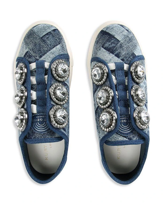 KURT GEIGER LONDON Women's Laney Octavia Embellished Platform Sneakers  4