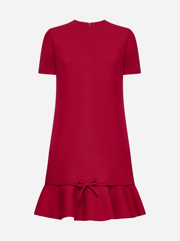 VALENTINO Valentino wool and silk mini dress