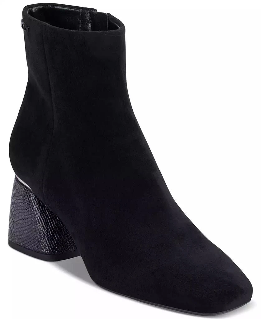 DKNY Women's Caleena Block Heel Dress Boots 1