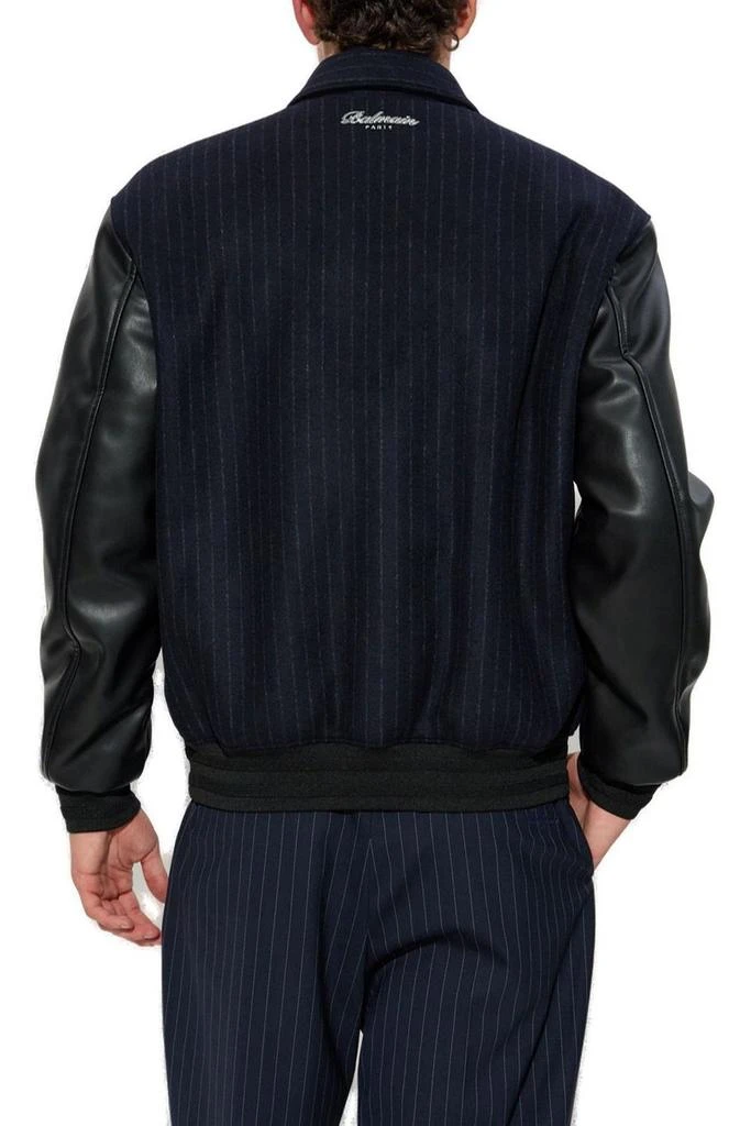 Balmain Balmain Zip-Up Panelled Bomber Jacket 3