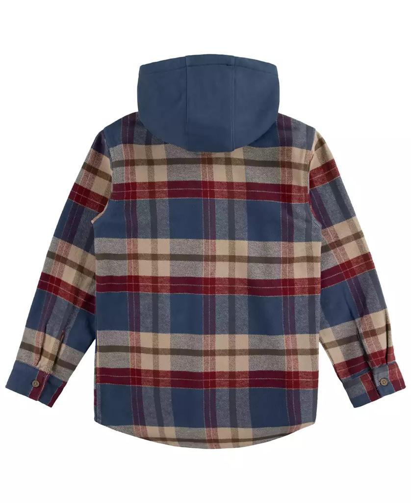 Levi's Big Boys Hooded Flannel Shirt