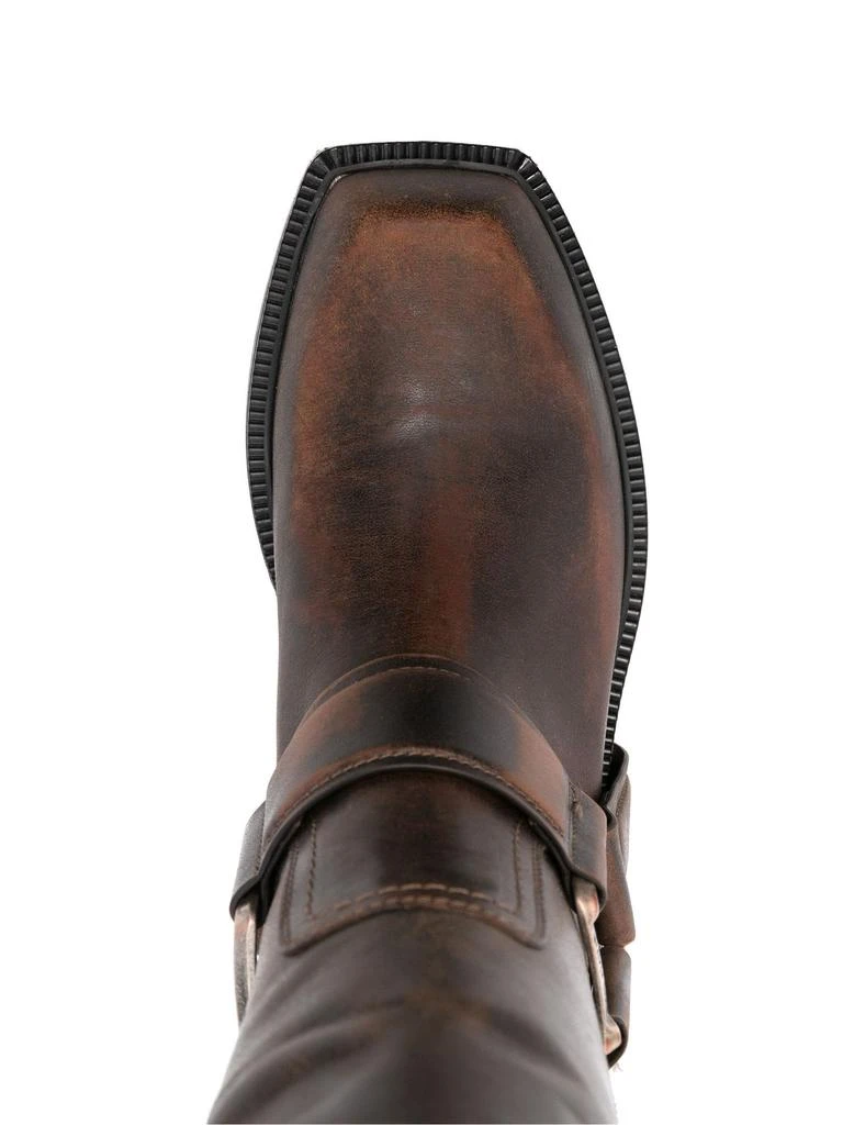 VIC MATIĒ Brown Saddle Calf-length Boots 4