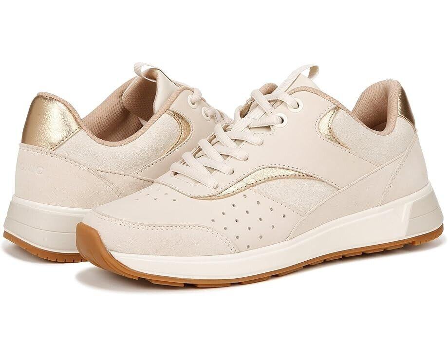 VIONIC Nova I3510M3103 Sneakers Women's Size 9 Cream Suede Athletic Shoes ZPO508 (9,Cream)