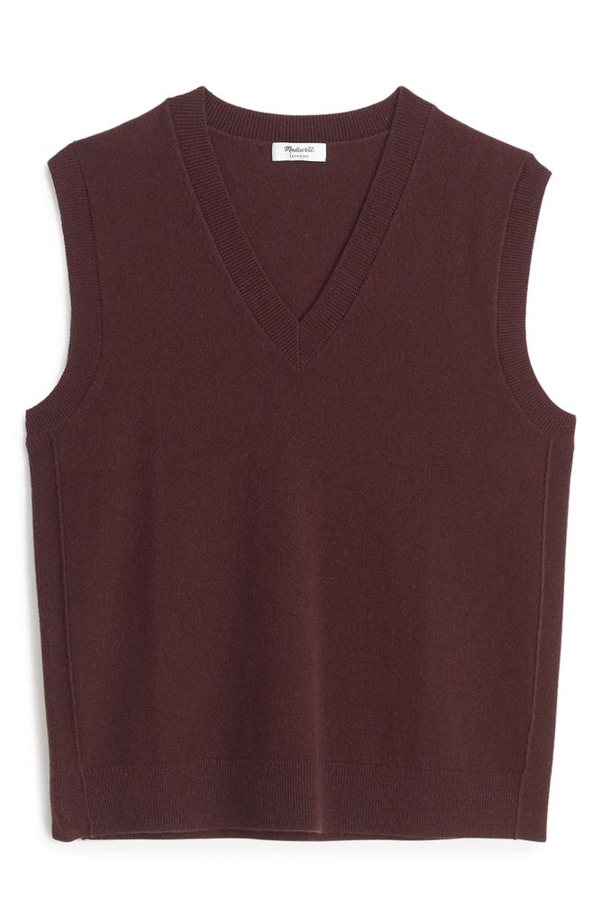 Madewell V-Neck Cashmere Sweater Vest