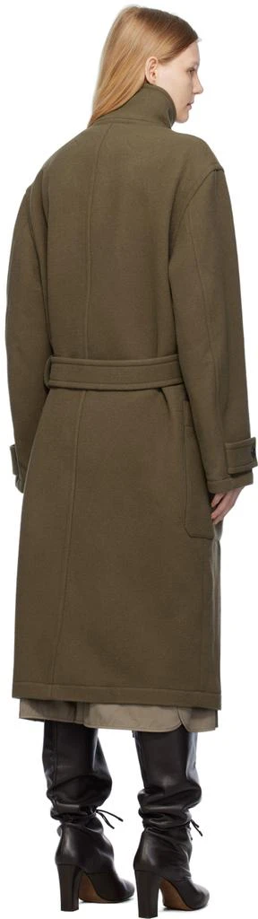LEMAIRE Taupe Wrap Coat 3