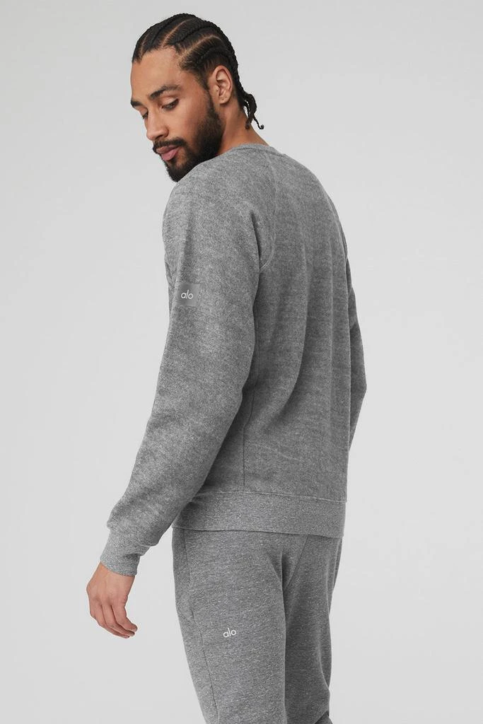 Alo Triumph Crew Neck Sweatshirt - Grey Triblend 2