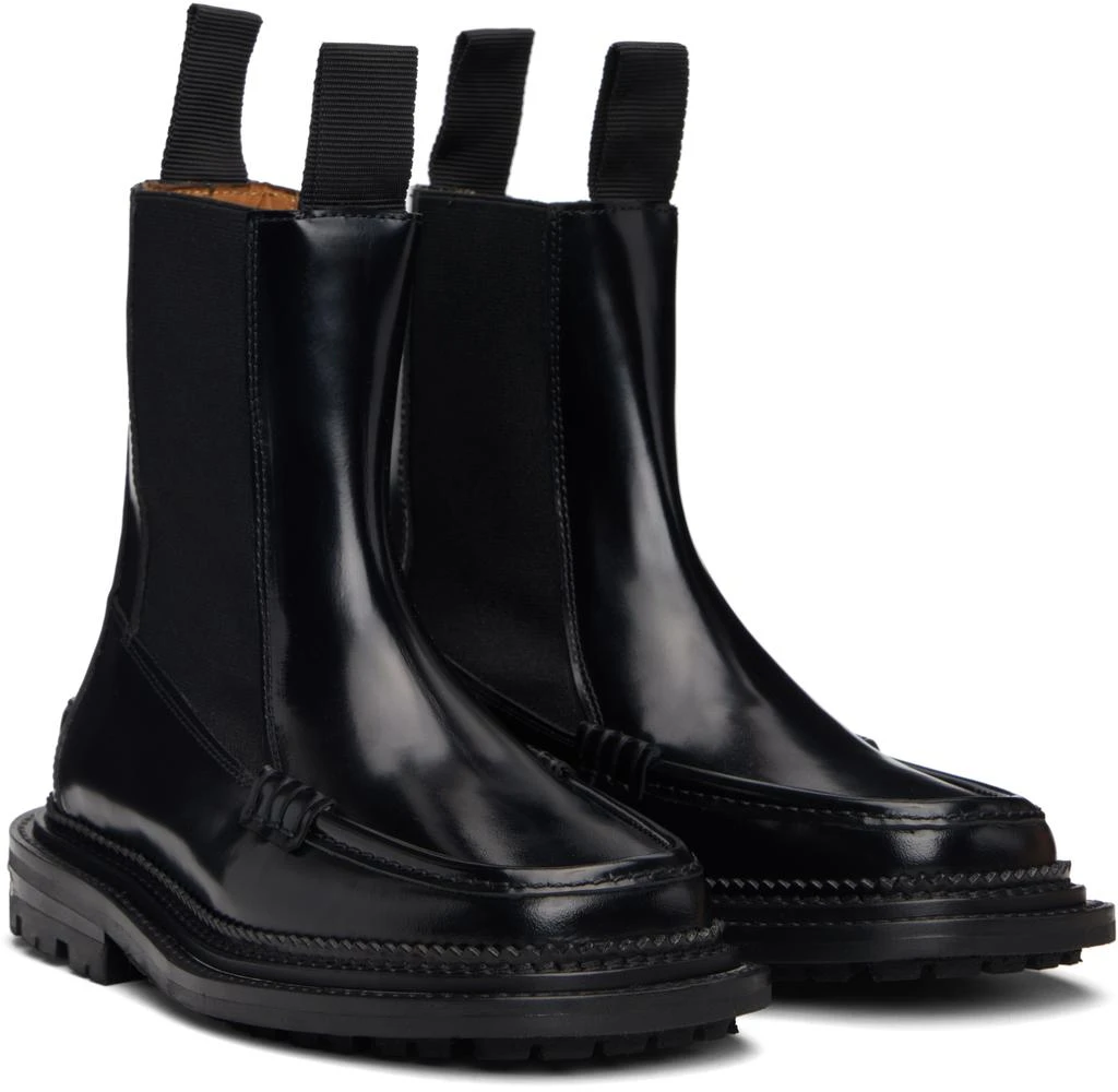 Toga Pulla Black Polido Chelsea Boots 4