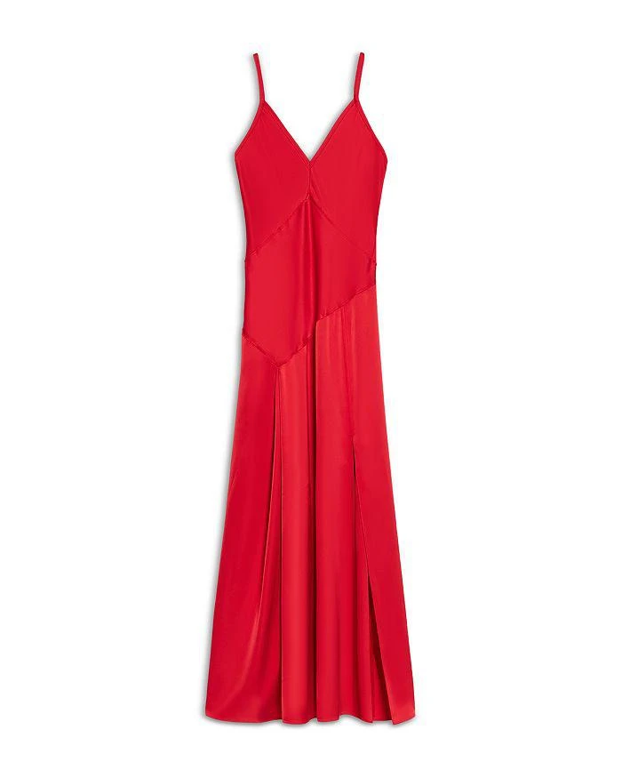 MAX&Co MAXCo. Satin Bias Cut Slit Maxi Dress 5