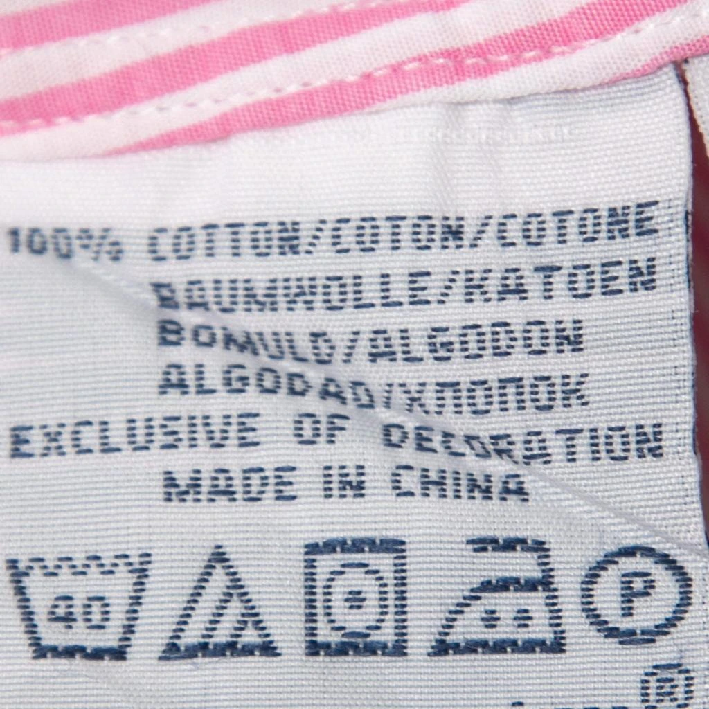 Ralph Lauren Polo Ralph Lauren Pink Striped Cotton Button Down Full Sleeve Shirt XXL 5