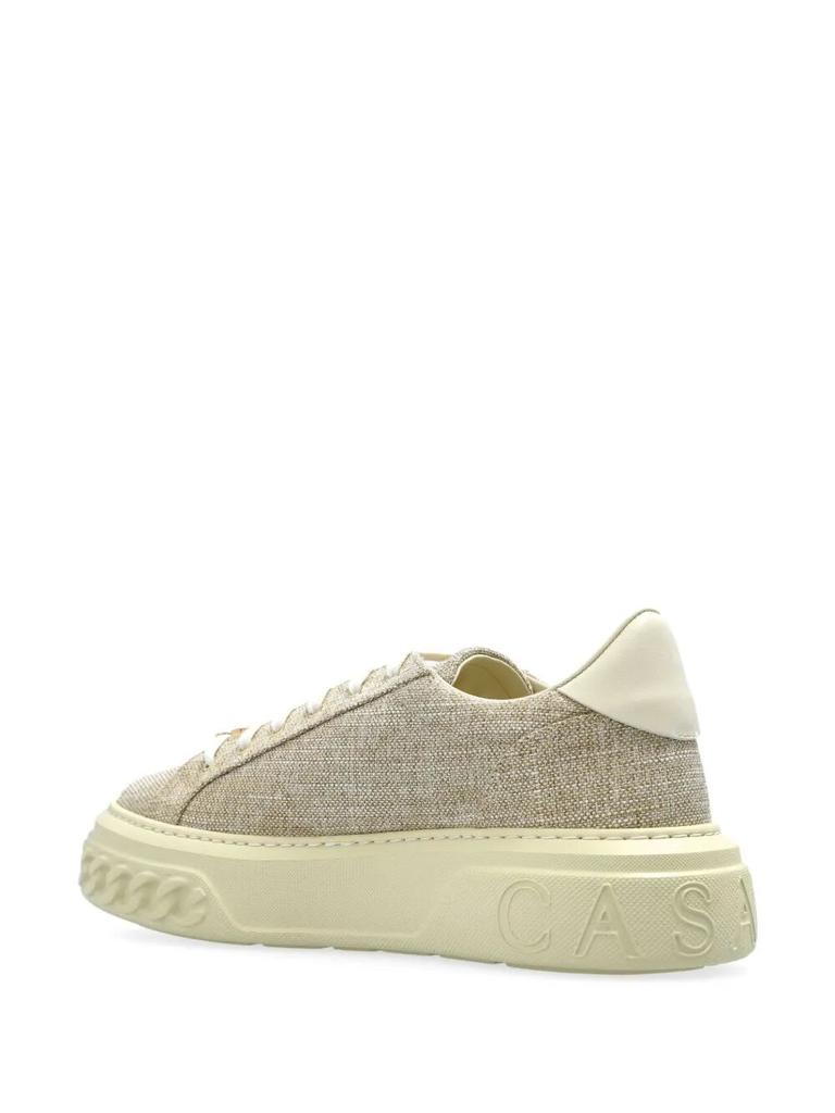 スニーカー CASADEI SNEAKERS JUTA FLO T. 020 (2X051J0201C2671C107 GOLD) CASADEI Sneakers Juta Flo T. 020 Gold-Milk 36-IT - Casual