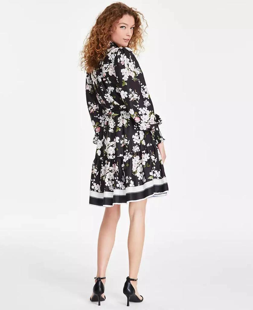 Anne Klein Women's Printed Tiered Shirtdress 5