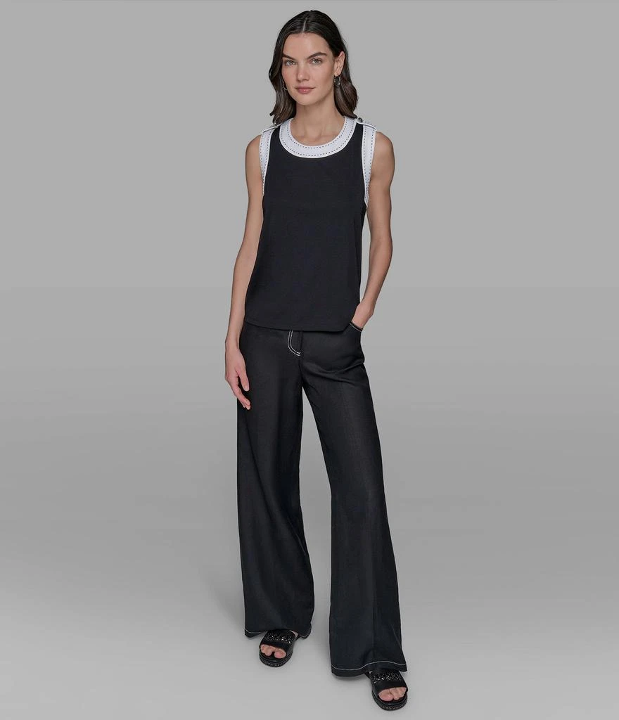 Karl Lagerfeld Paris TANK TOP WITH BUTTON 3