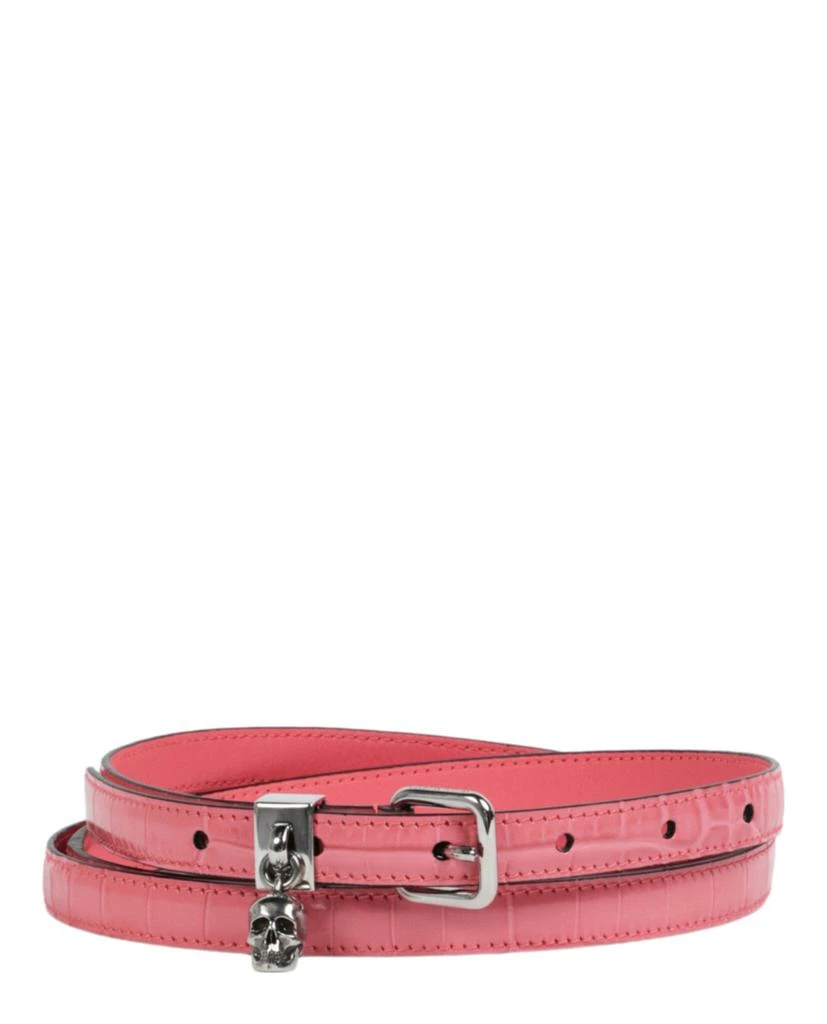 Alexander McQueen Thin Double Wrap Belt 3