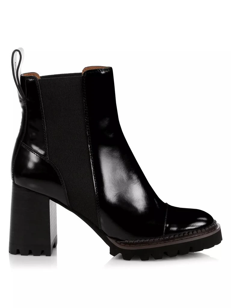 See by Chloé Mallory Lug-Sole Leather Chelsea Boots 1