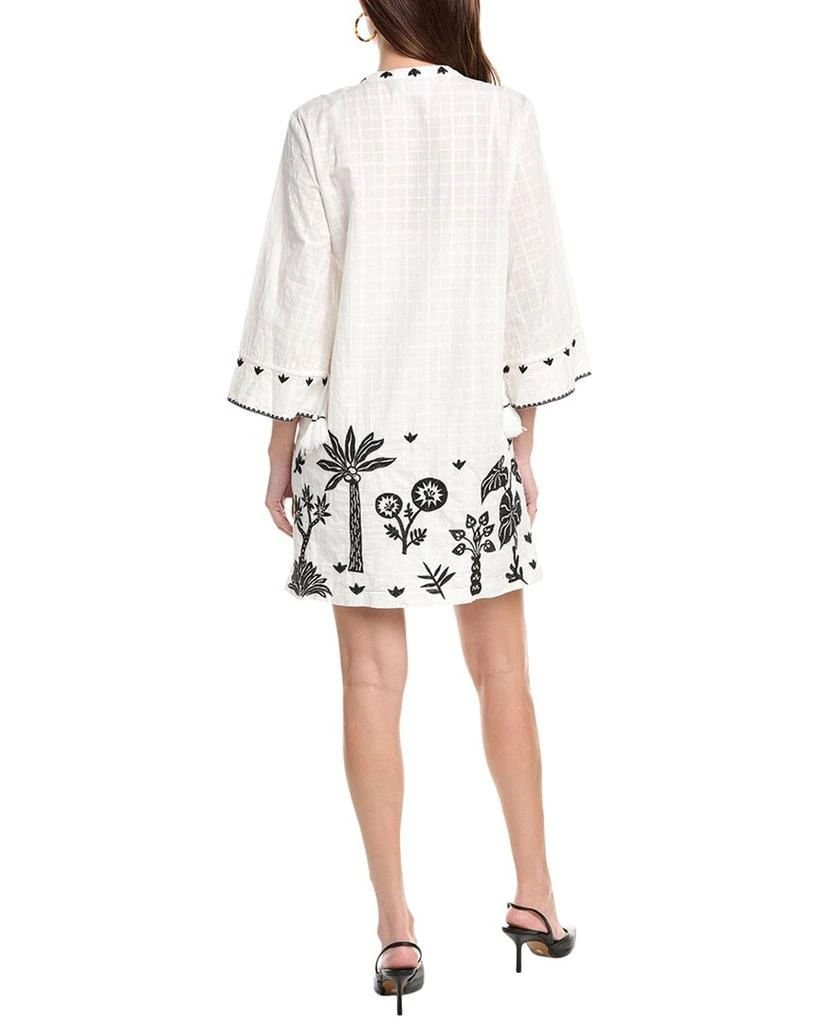 Johnny Was Luciana Tie-Front Kimono Sleeve Mini Dress 2