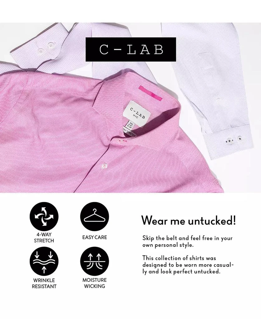 C-LAB NYC Men's Slim-Fit Stretch Shirt 6
