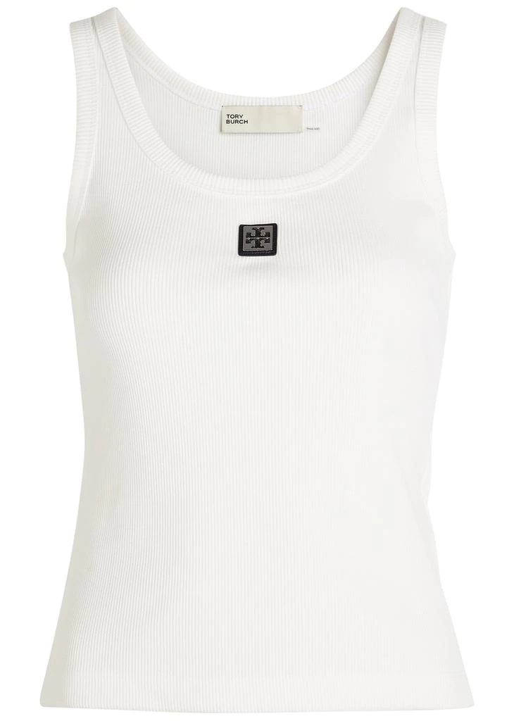 Tory Burch Logo cotton tank 1