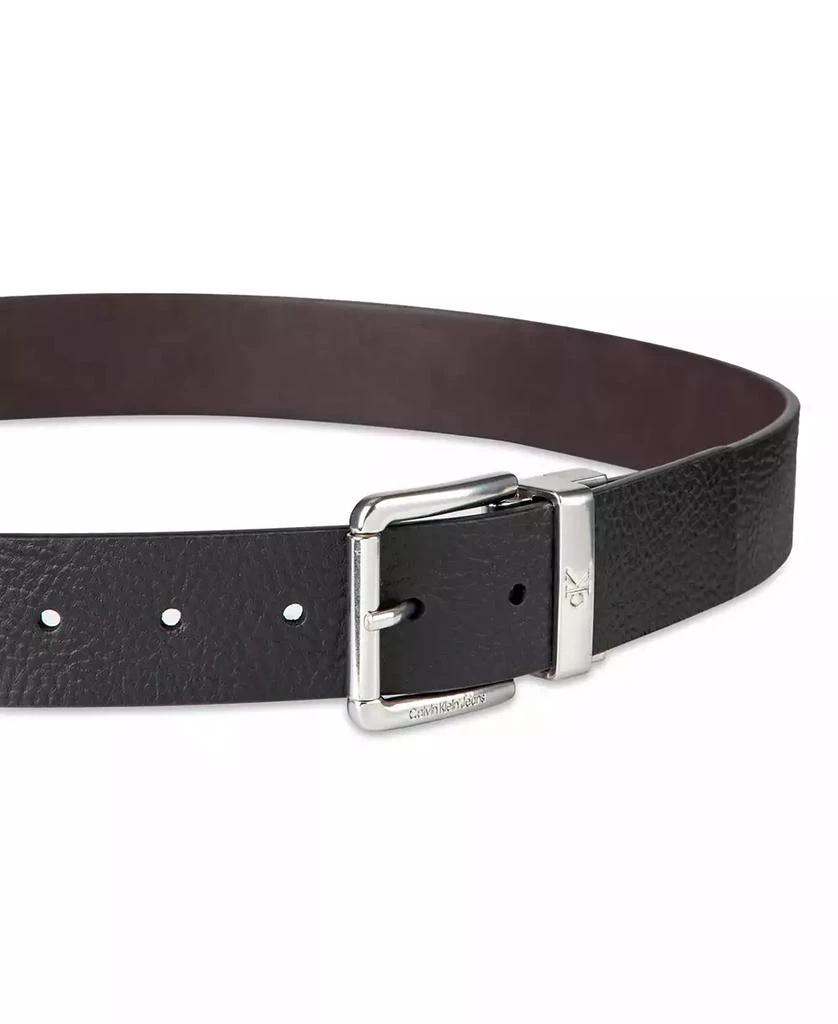 Calvin Klein Men's Pebble Grain Reversible Jean Belt 4